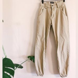 American Bazi khaki joggers